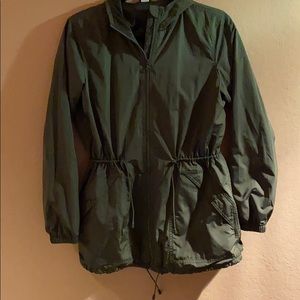 Green Rain Jacket